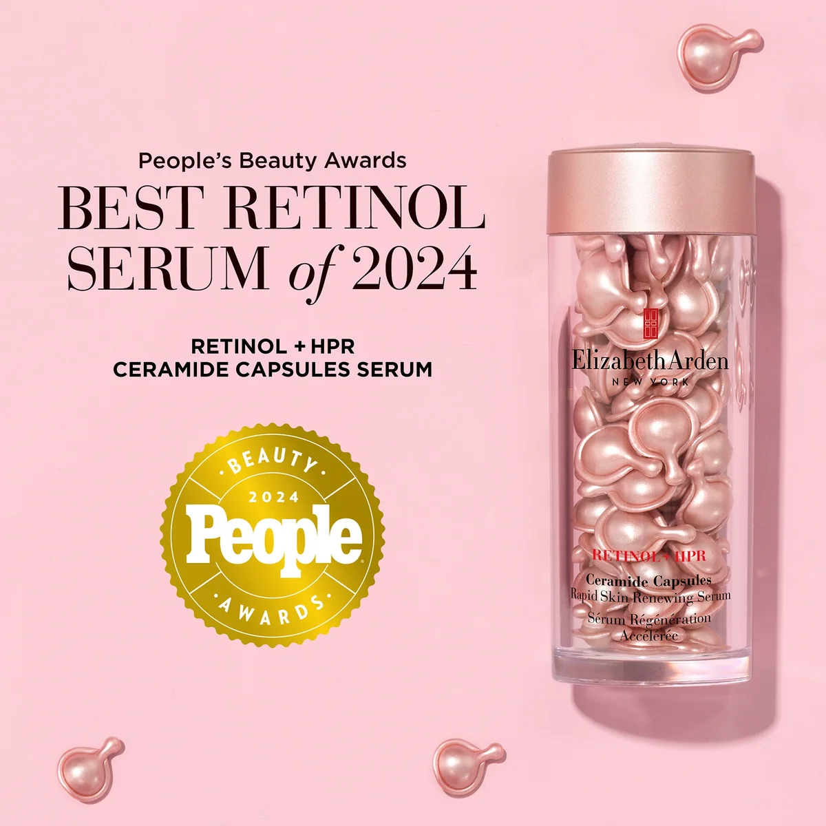 Elizabeth Arden Retinol + HPR Ceramide Capsules - Siero Rigenerante 90 Capsule - Foto 8