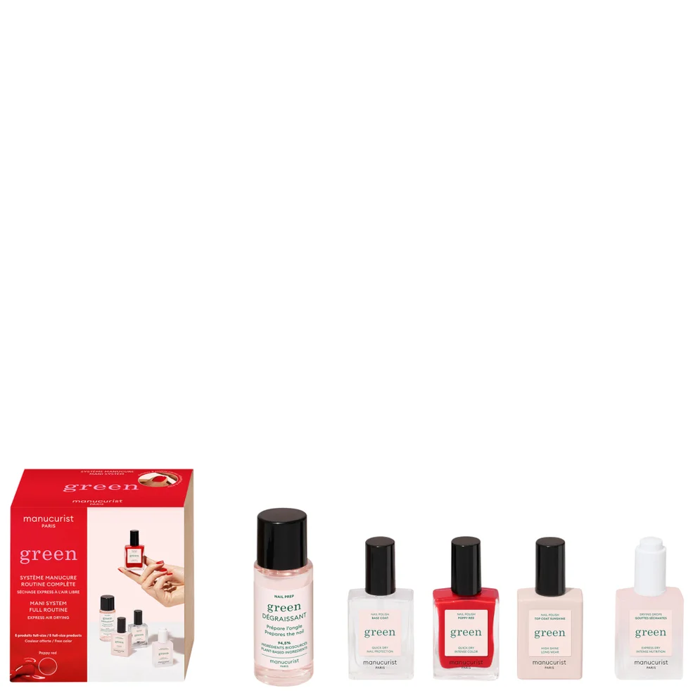 Manucurist Green System Poppy Red Set Image 1