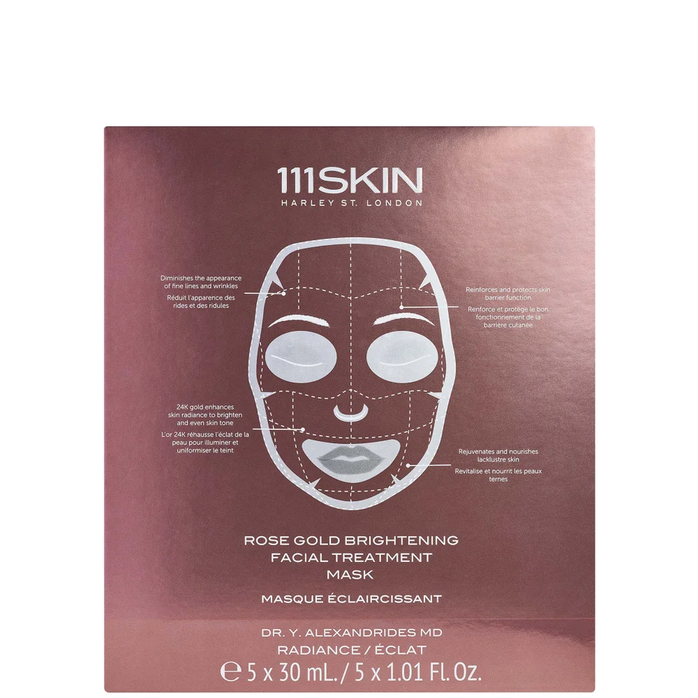 111 Skin Rose Gold Brightening Facial Treatment Mask July Goody Image 1