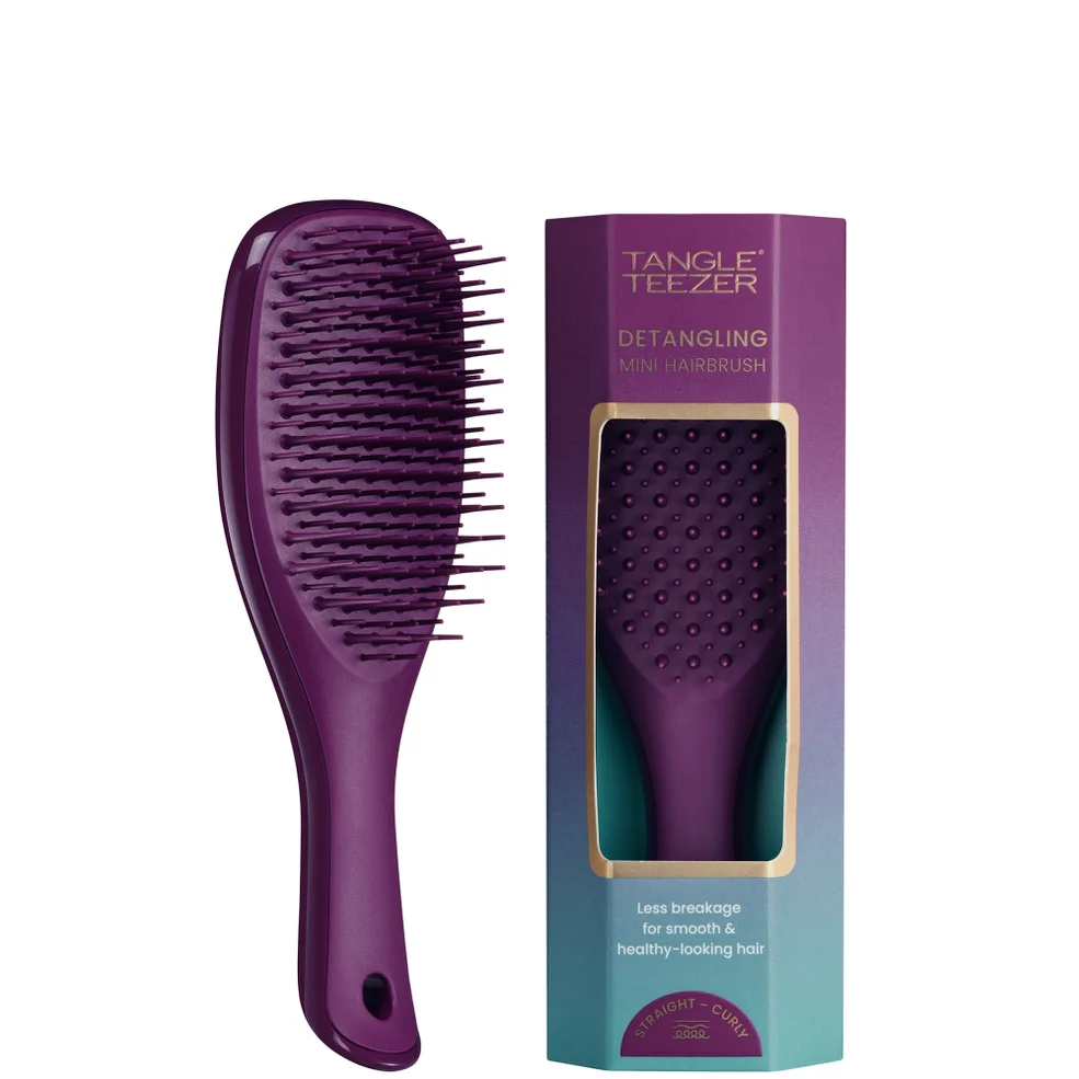 Tangle Teezer The Mini Ultimate Detangler Midnight Plum | LOOKFANTASTIC