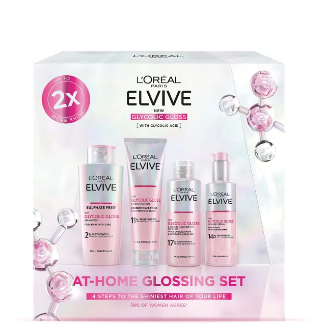 L’Oreal Paris Elvive At Home Glossing Set XM25 (Worth £60)