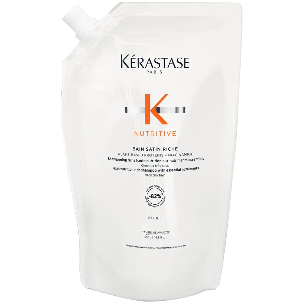 Kérastase Nutritive Bain Satin Riche Shampoo Pouch 500ml For Very Dry Hair Image 1