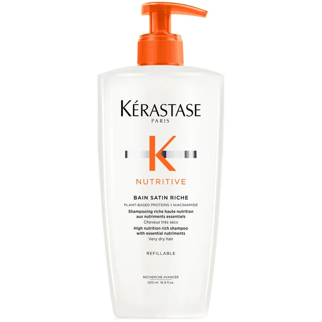 Kérastase Nutritive Bain Satin Riche Refillable Shampoo 500ml For Very Dry Hair
