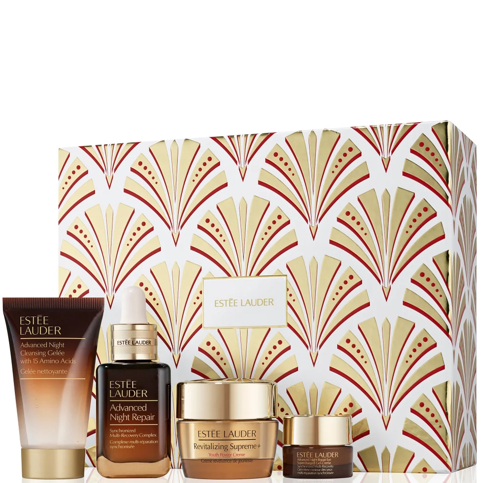 Estée Lauder Lift + Glow Advanced Night Repair 4-Piece Skincare Gift Set (Worth £147) Image 1
