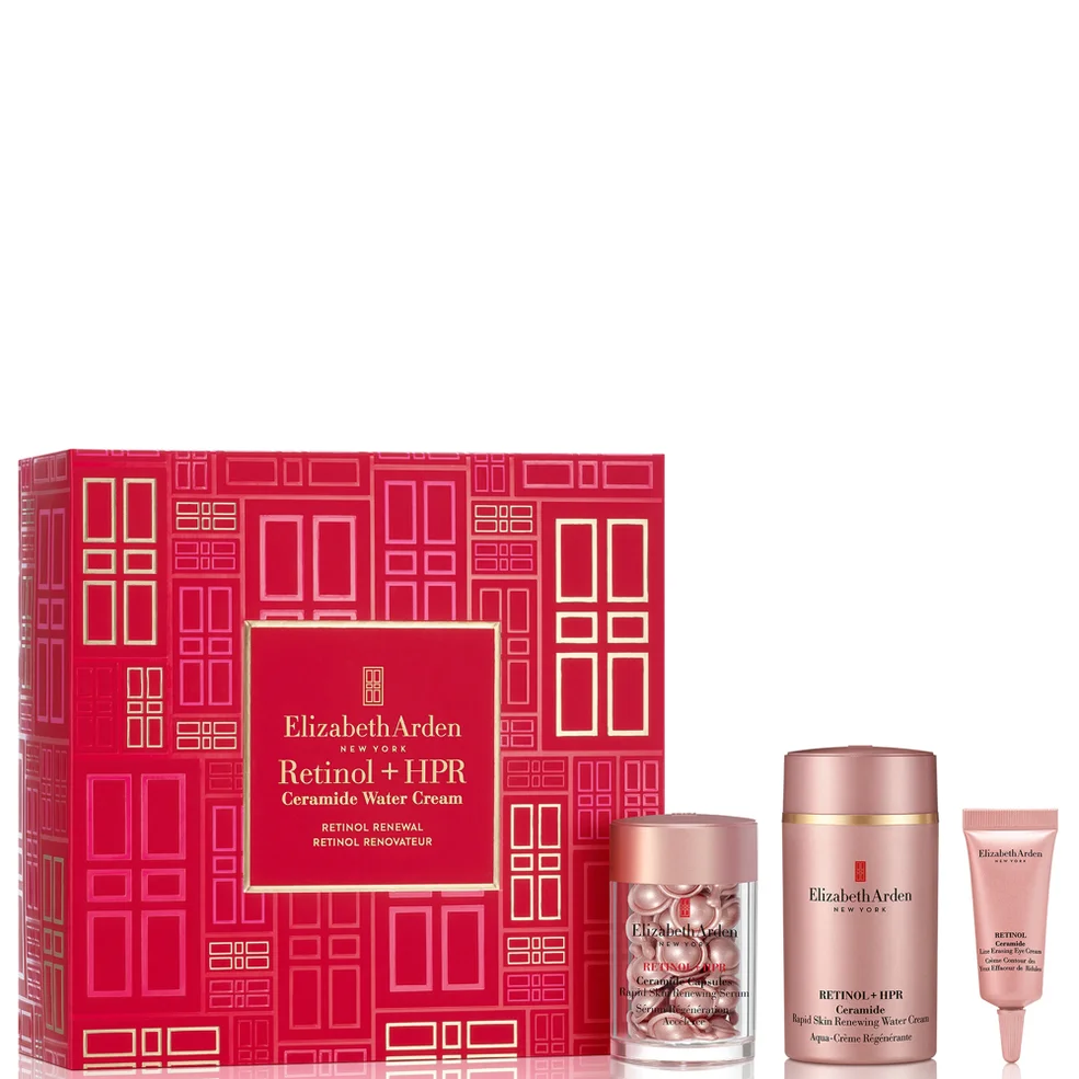 Elizabeth Arden Retinol Renewal Retinol + HPR Ceramide Water Cream 3-Piece Gift Set (Worth £144) Image 1