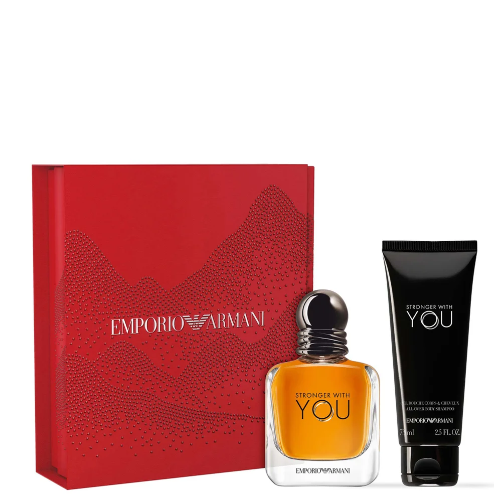 Armani Stronger with You Eau de Toilette 50ml Gift Set (Worth £75.40) Image 1