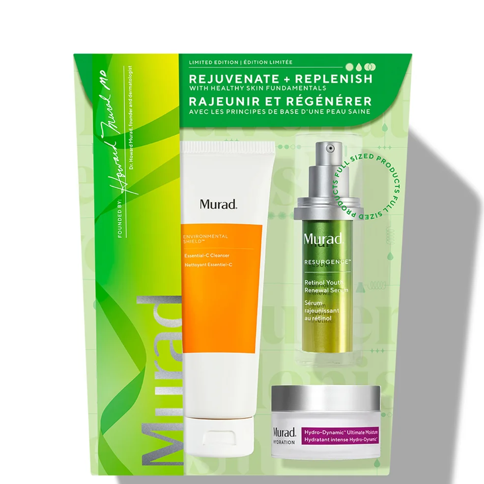 Murad Rejuvenate + Replenish with Healthy Skin Fundamentals Set (Worth £207) Image 1