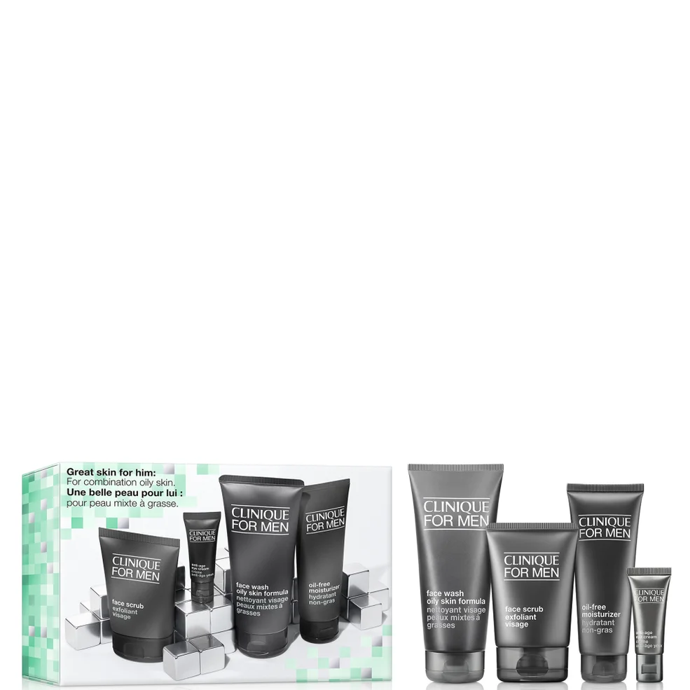 Clinique For Men™ Skincare Gift Set: Oily Skin Types Image 1