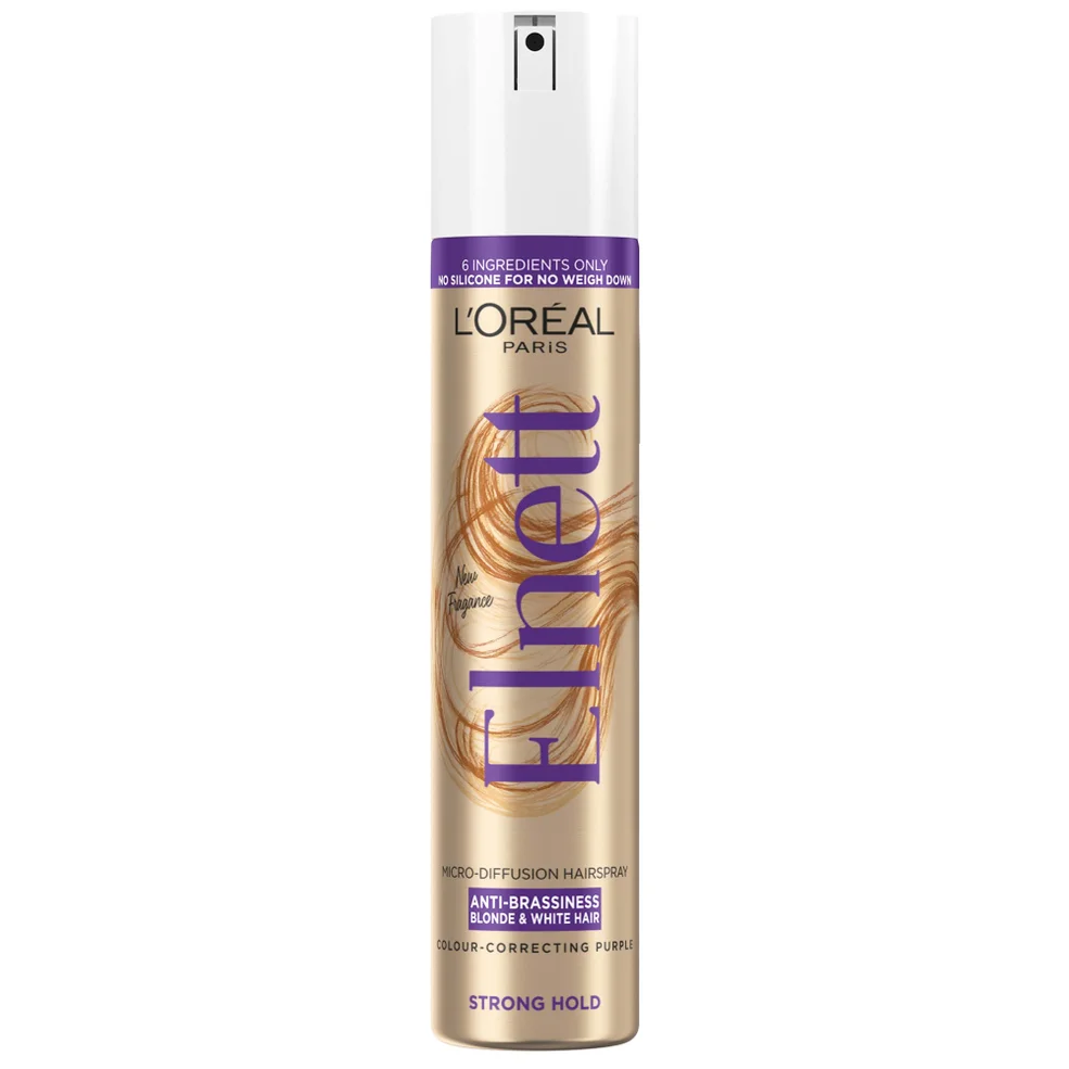 L'Oréal Paris Elnett Hairspray Anti-Brassiness for Blonde and White Hair 200ml Image 1