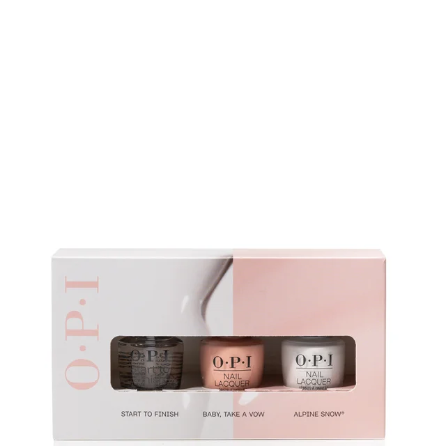 OPI Nail Lacquer French Manicure Kit Gift Set - 3 x 15ml (Worth £50.70)