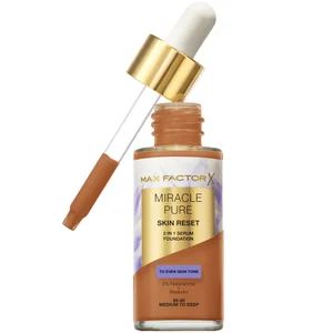 Max Factor Miracle Pure Skin Revival Serum Foundation 30ml (Various Shades) - Shade 85-90 Medium to Deep