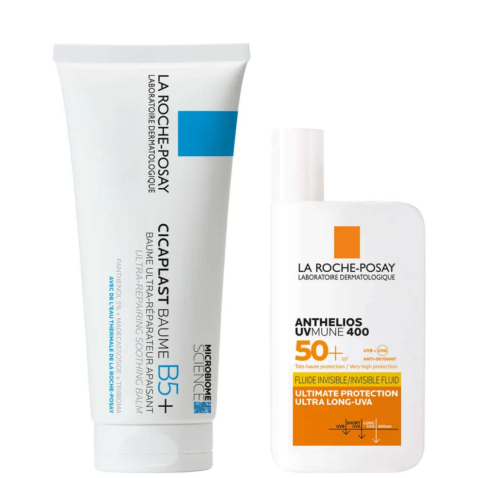 La Roche-Posay Soothe and Protect Hydrating Duo Set: Cicaplast Baume B5+ and Anthelios SPF50+ Image 1