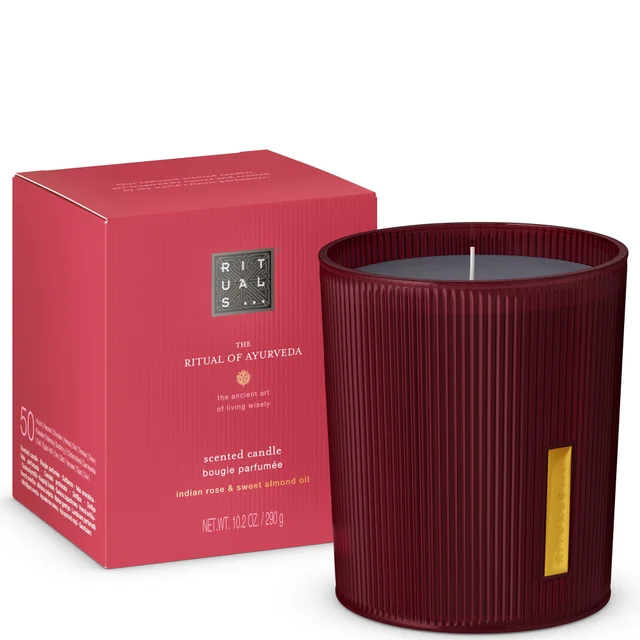 RITUALS The Ritual of Ayurveda Sweet Almond & Indian Rose Scented Candle 290g