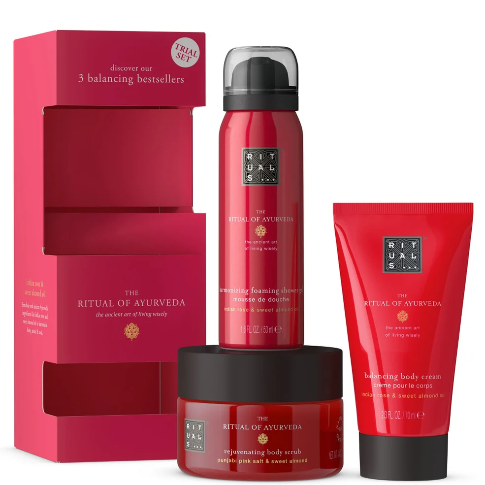 RITUALS The Ritual of Ayurveda Sweet Almond & Indian Rose Mini Bath and ...