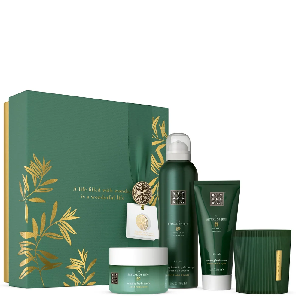 Rituals The Ritual of Jing - Subtle Floral Lotus & Jujube - Medium Bath and Body Gift Set Image 1