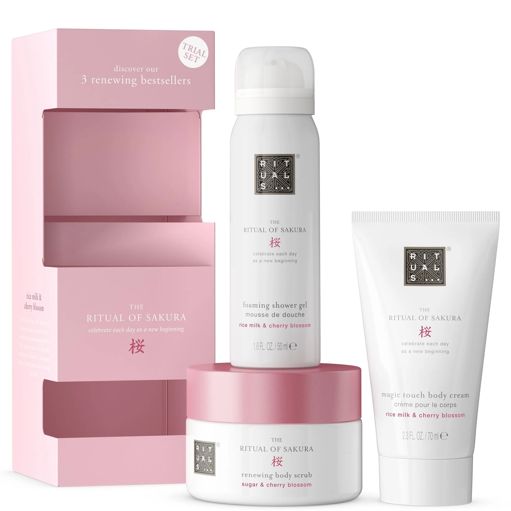 RITUALS The Ritual of Sakura Cherry Blossom & Rice Milk Mini Bath and ...