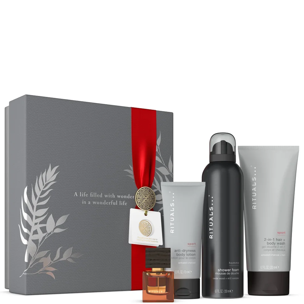 RITUALS Homme & Sport Collection Men's Aromatic Medium Bath and Body Gift Set (Worth £50.90) Image 1