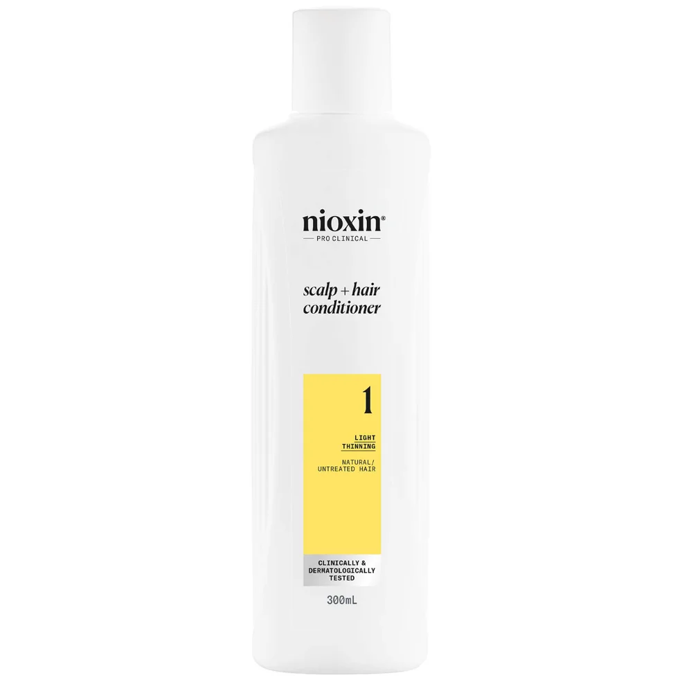 NIOXIN Scalp and Hair Thickening System 1 Conditioner for Natural Hair with Light Thinning 300ml Image 1