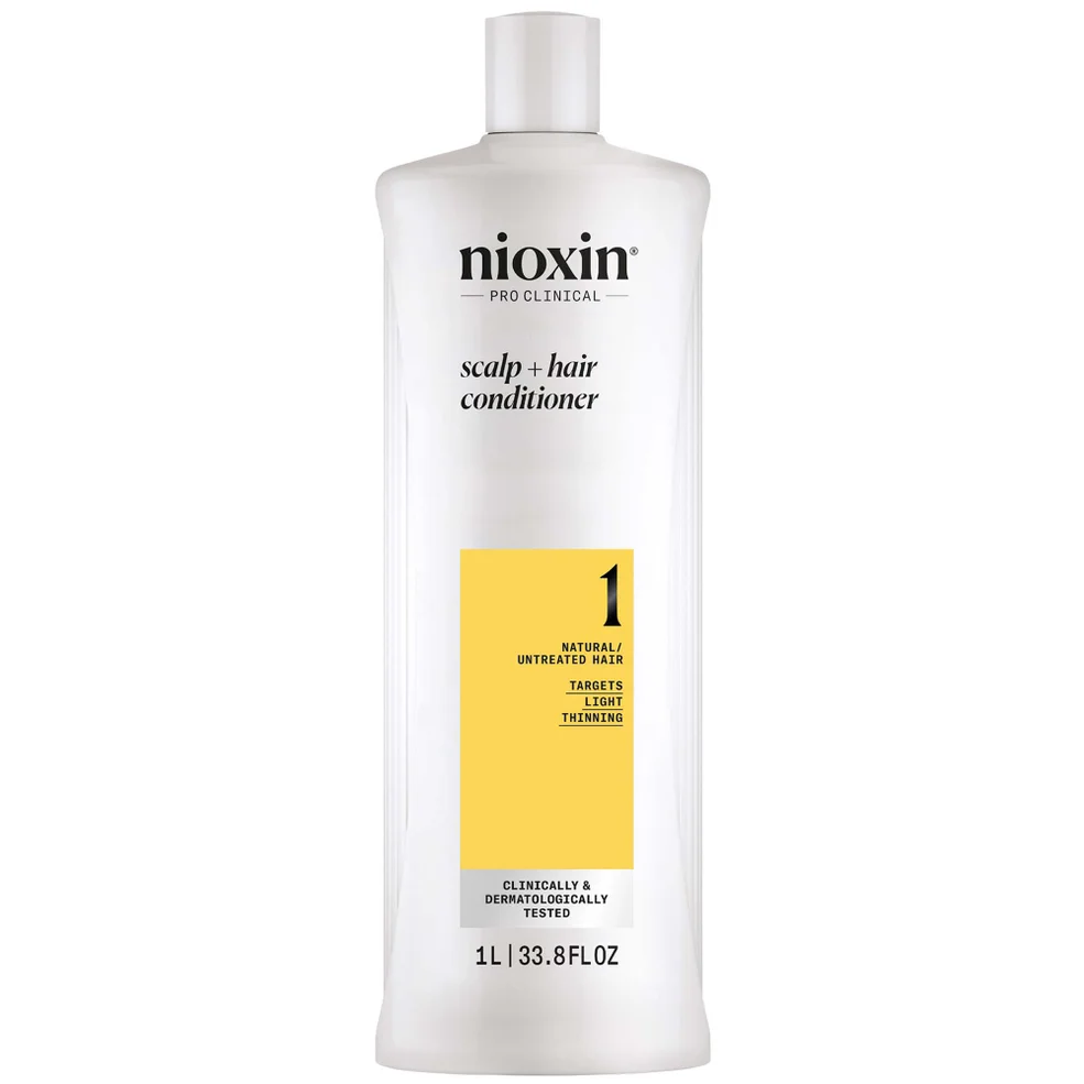 NIOXIN Scalp and Hair Thickening System 1 Conditioner for Natural Hair with Light Thinning 1L Image 1