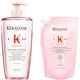 Kérastase Genesis Hydra-Fortifiant Refillable Shampoo And Refill Pouch Duo 500ml For Hair Fall Due To Breakage