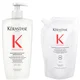 Kérastase Première Refillable Shampoo and Refill Pouch Duo 500ml with Pure Citric Acid and Glycine for Damaged Hair