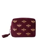 Elizabeth Scarlett Honey Bee Plum Velvet Wash Bag