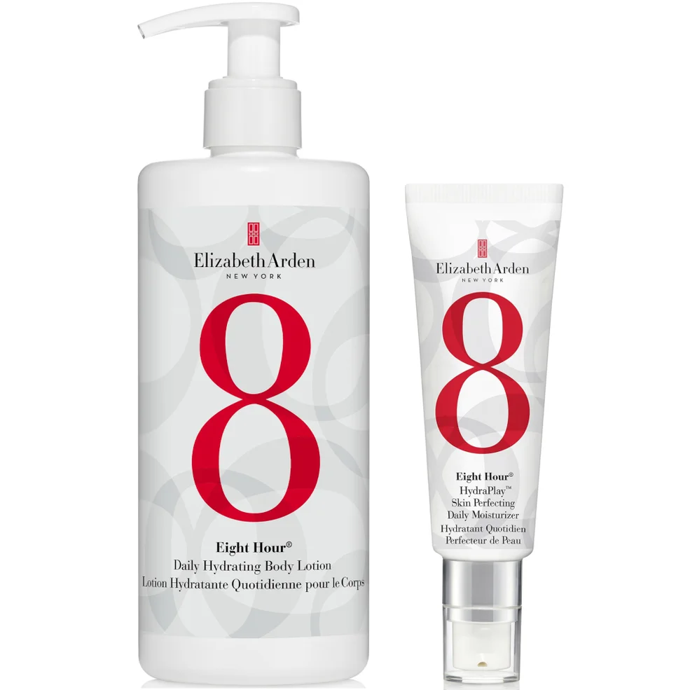 Elizabeth Arden Eight Hour HydraPlay Moisturizer 45ml and Hydrating Body Lotion 380ml Image 1