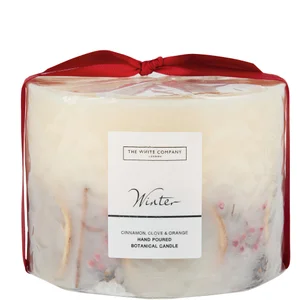 The White Company Winter Indulgence Botanical Candle 4.5kg - Option 4.5kg