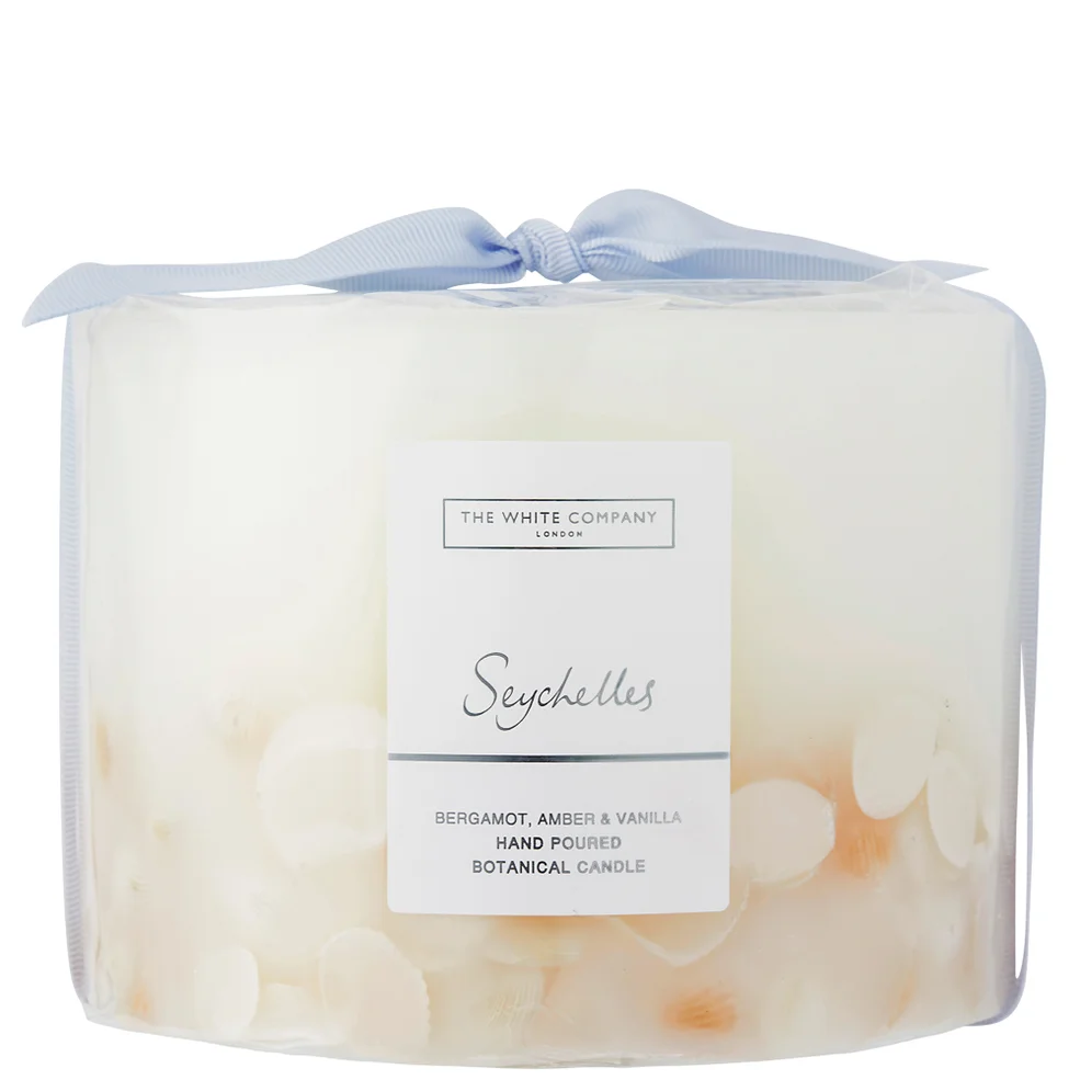 The White Company Seychelles Large Botanical Candle 1.6kg Image 1