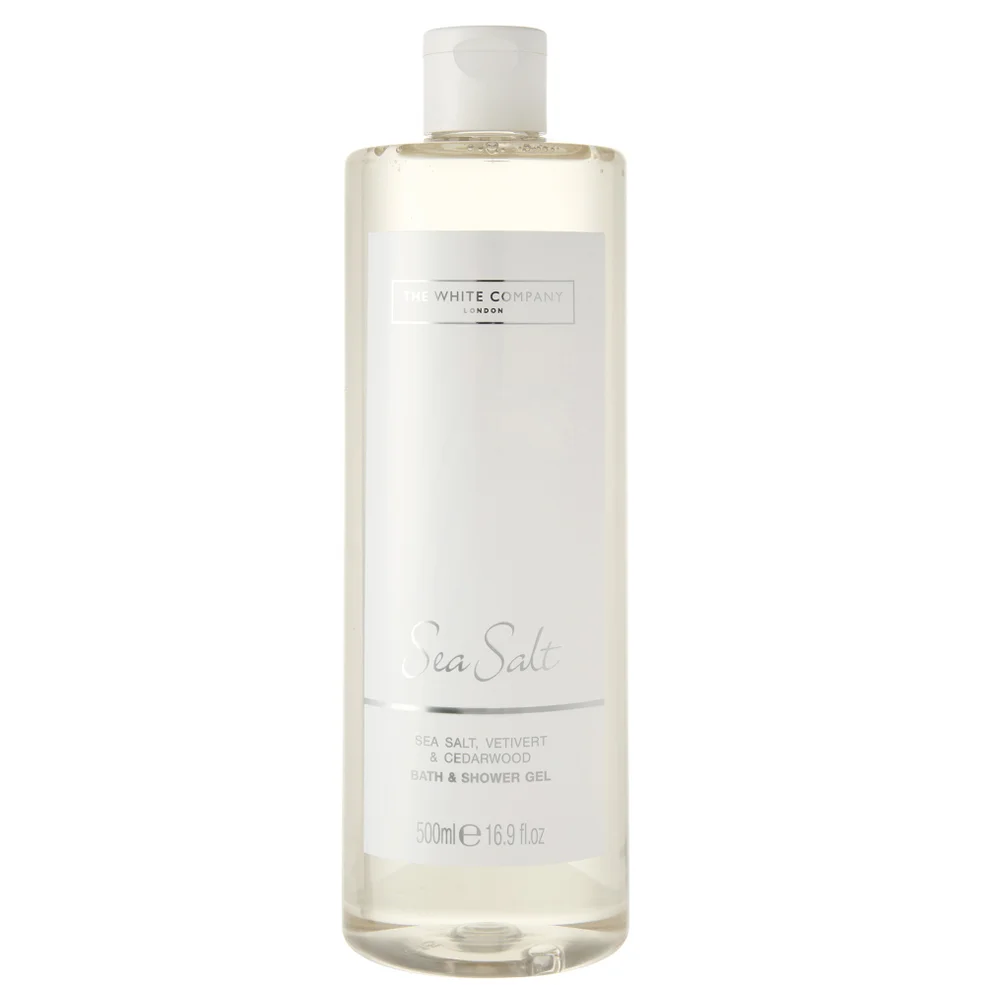 The White Company Sea Salt Bath & Shower Gel Refill 500ml Image 1
