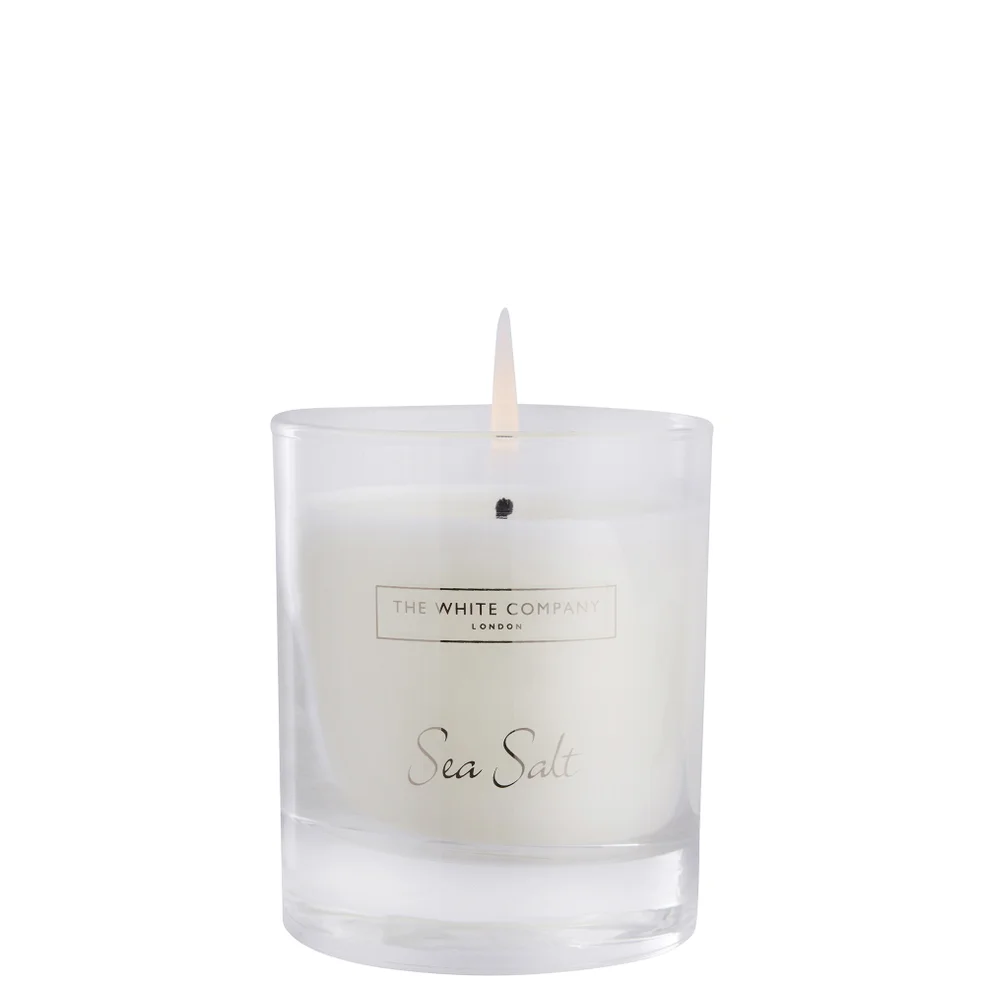 The White Company Sea Salt Candle Signature 140g Image 1