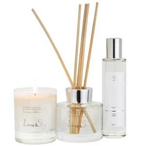 The White Company Lime & Bay Large Home Scenting Set - Option Lime & Bay