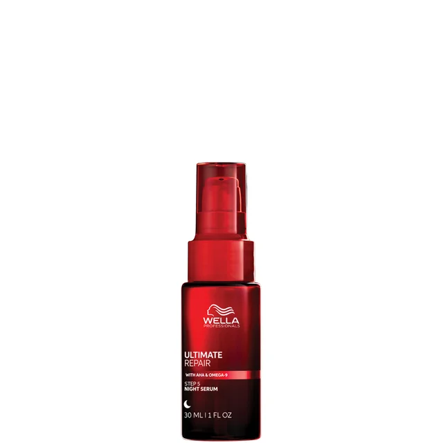 Wella Professionals Ultimate Repair Night Hair Serum – Lightweight Leave-in Treatment for Damaged Hair 30ml