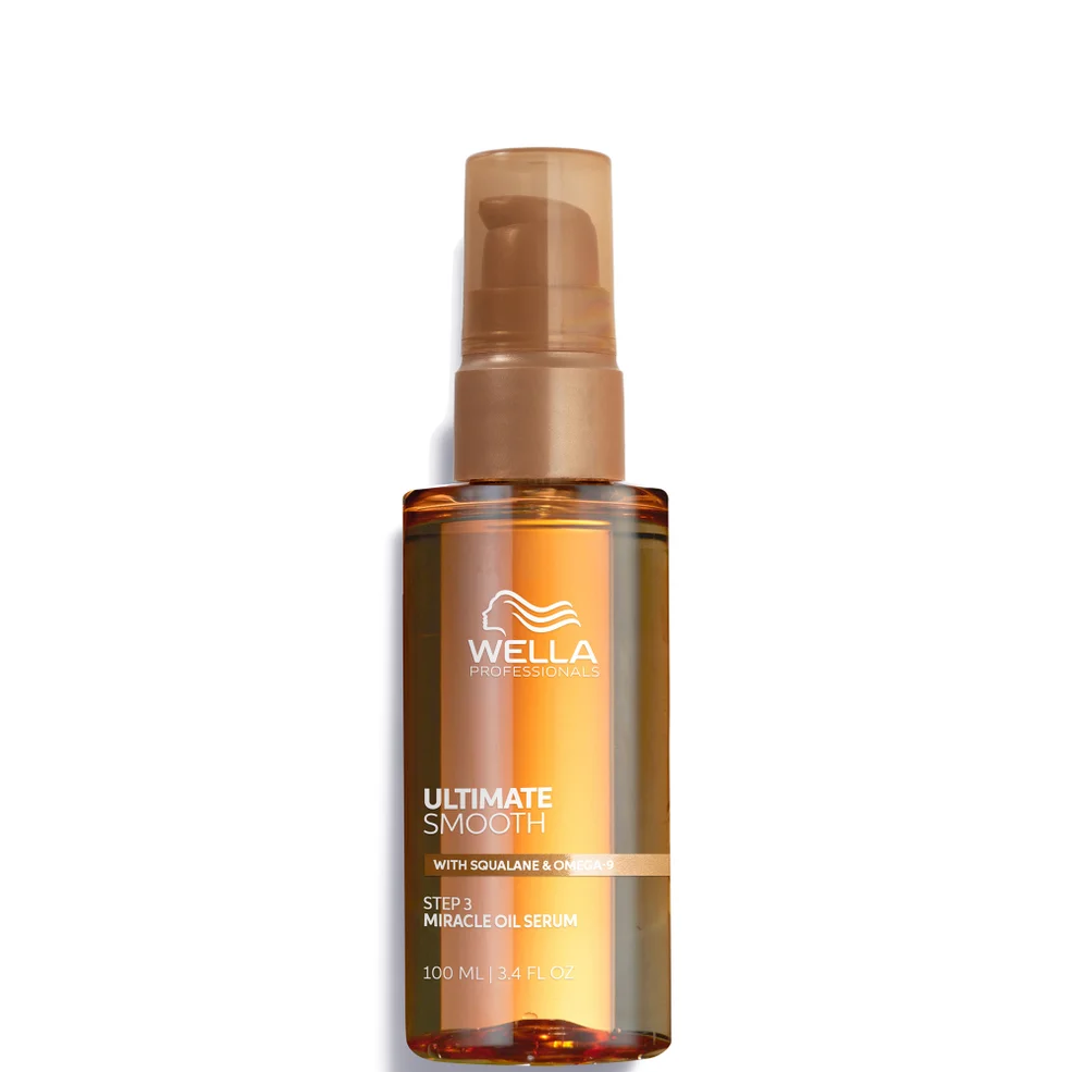 Wella Professionals Ultimate Smooth Miracle Hair Oil Serum with Squalane & Omega 9 for Dry, Dull & Frizzy Hair 100ml Image 1