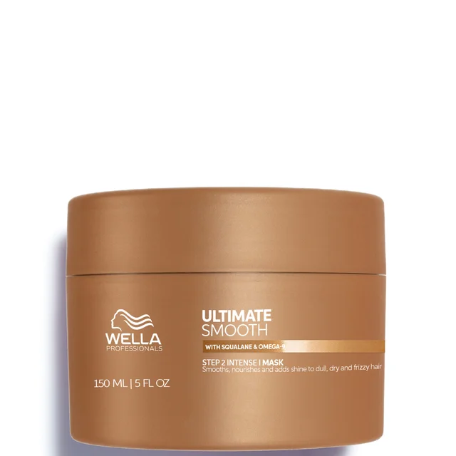 Wella Professionals Ultimate Smooth Hair Mask with Squalane & Omega 9 for Dry, Dull & Frizzy Hair 150ml
