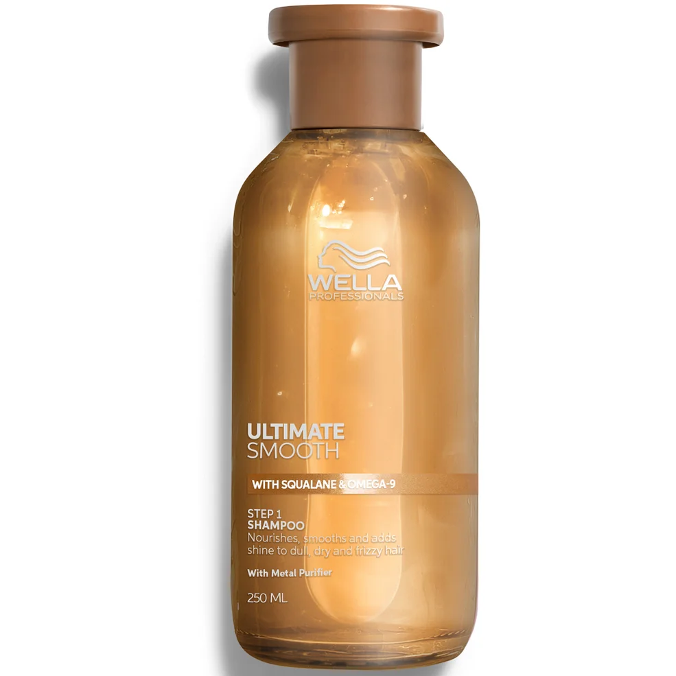 Wella Professionals Ultimate Smooth Shampoo with Squalane & Omega 9 for Dry, Dull & Frizzy Hair 250ml Image 1