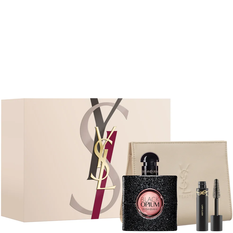 YSL Black Opium Eau de Parfum 50ml + Mini Lash Clash + Pouch Set (Worth £120) Image 1