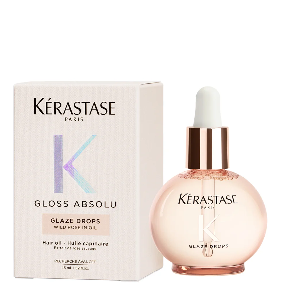 Kérastase Gloss Absolu Glaze Drops Hair Oil with Wild Rose 45ml Image 1