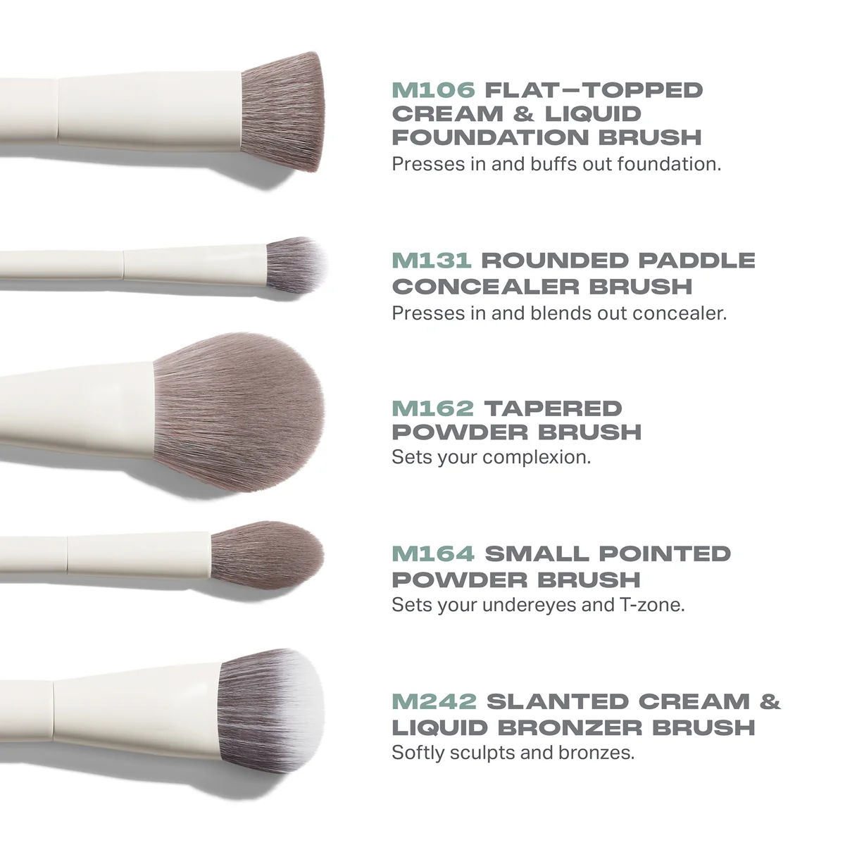 Morphe Portrait Mode 5-Piece Face Brush Set (Worth £73) Image 2