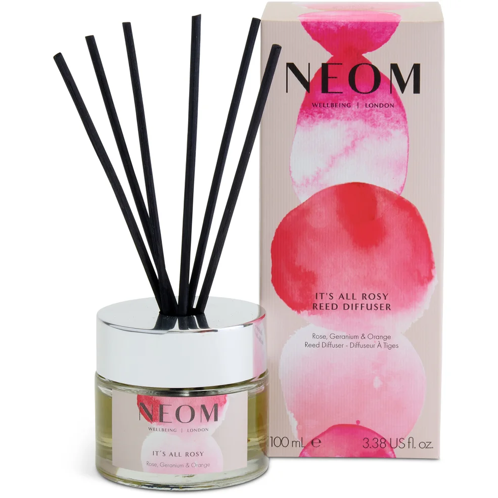 Russell Reed Neom NEOM Wellbeing It’s All Rosy Reed Diffuser | LOOKFANTASTIC