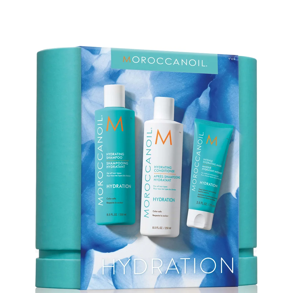 Moroccanoil Hydrating Shampoo and Conditioner Set with Free Intense Hydrating Mask 75ml (Worth £52) Image 1