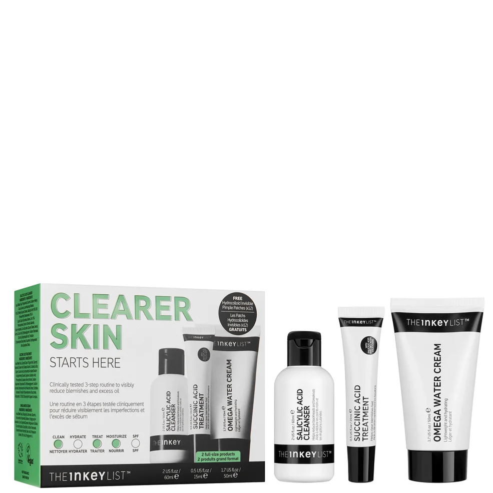 The Inkey List Clear Skin Kit (Worth £29.50) Image 1