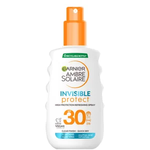 Garnier Ambre Solaire Invisible Protect Sun Protection Spray SPF30 Invisible Finish Sun Cream Spray 150ml - undefined undefined