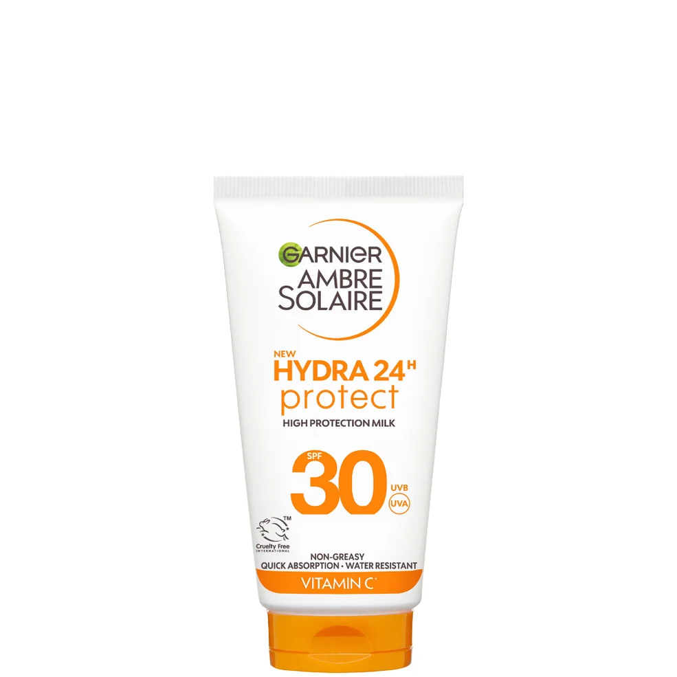 Garnier Ambre Solaire SPF 30 Hydra 24 Hour Protect High Protection UVB & UVA Hydrating Sun Cream Lotion, 50ml Image 1