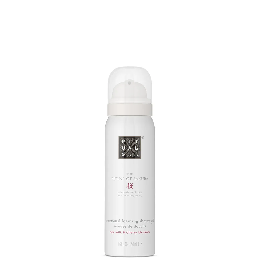 RITUALS The Ritual of Sakura Cherry Blossom & Rice Milk Foaming Shower Gel 50ml Image 1