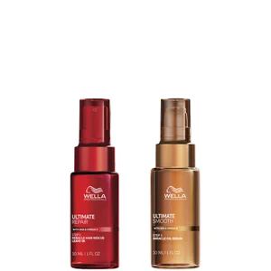 Wella Professionals Ultimate Smooth & Ultimate Repair Bundle for Dry, Frizzy or Damaged Hair  - undefined undefined