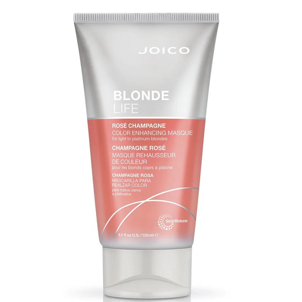 Joico Blonde Life ROSÉ CHAMPAGNE Color Enhancing Masque 150ml Image 1