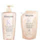 Kérastase Gloss Absolu Shampoo Refill Duo, with Glycolic Acid, Hyaluronic Acid & Wild Rose