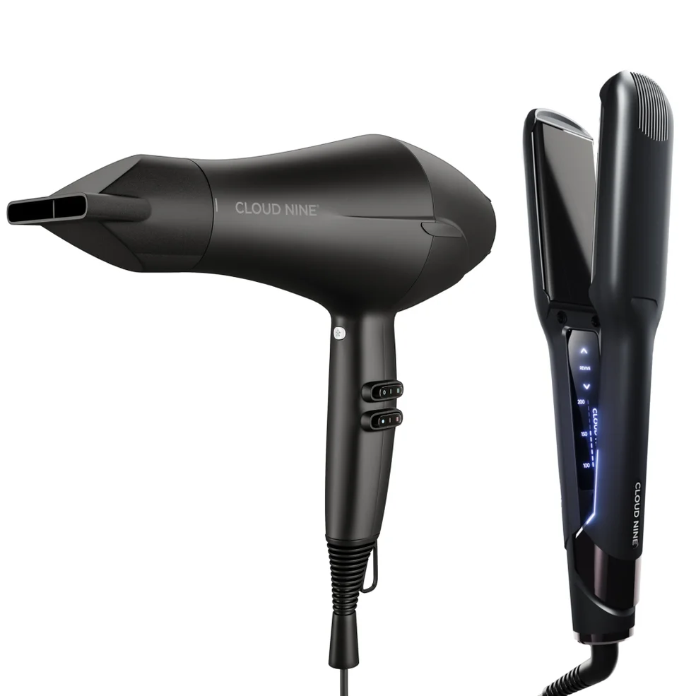 CLOUD NINE The Airshot Hairdryer, CLOUD NINE The Wide Iron Bundle Image 1