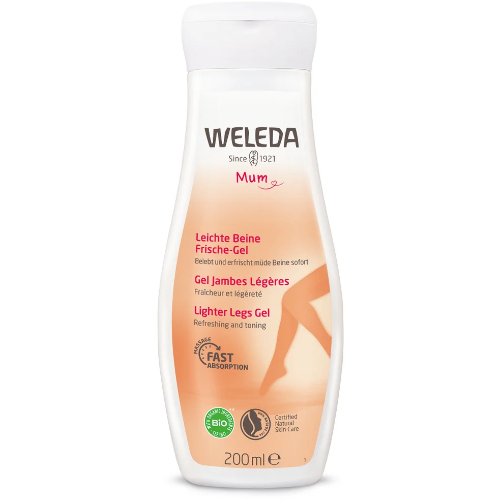 Weleda Mum Lighter Legs Gel 200ml Image 1